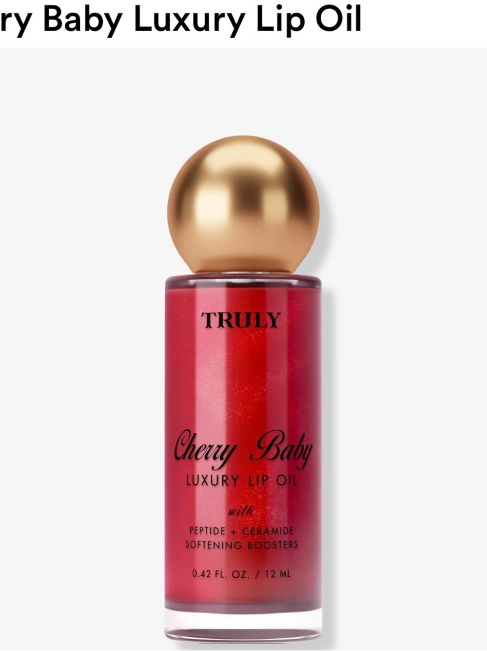 Truly Hydrating Cherry Lip & Body Gel